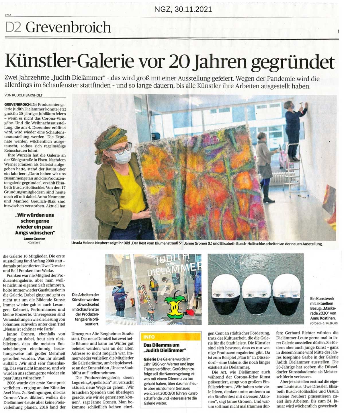 Kunstausstellung Judith Dielaemmer