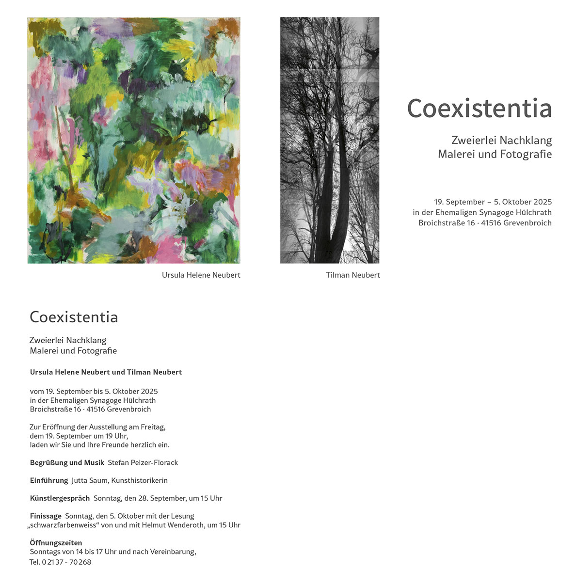 Coexistentia Einladung