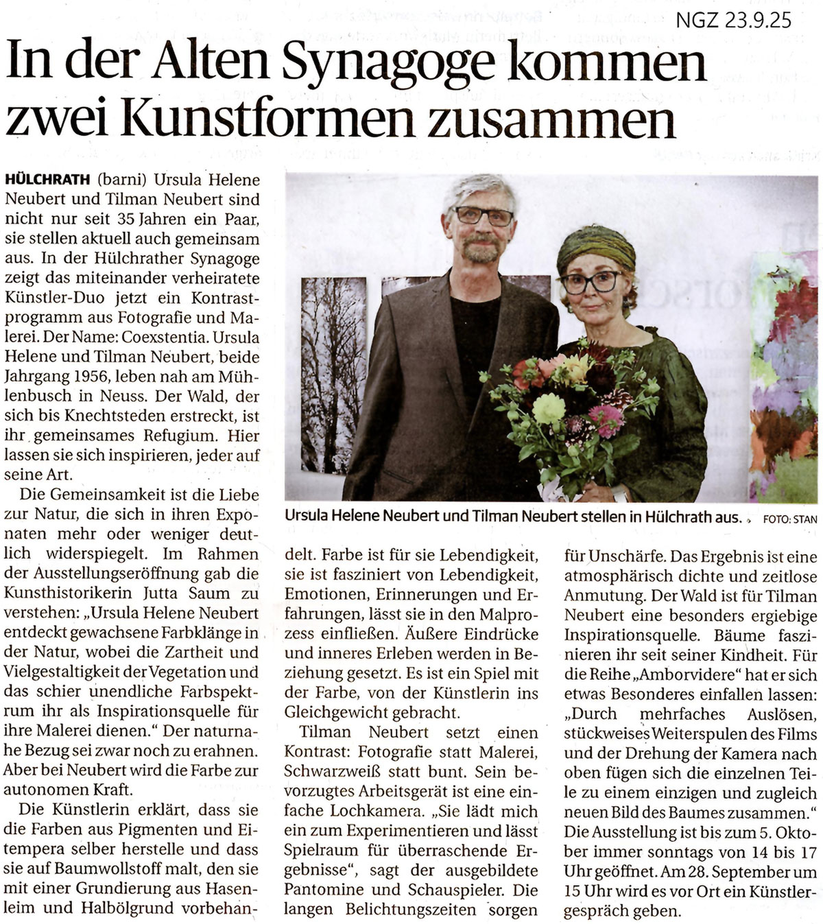 Pressetext zur Ausstellung COEXISTENTIA