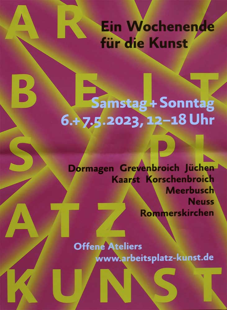 Arbeitsplatz Kunst in der Galerie JudithDielämmer